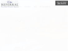 Tablet Screenshot of elitereferral.com